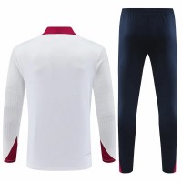 England Mens White Training Technical Football Tracksuit 2024-25