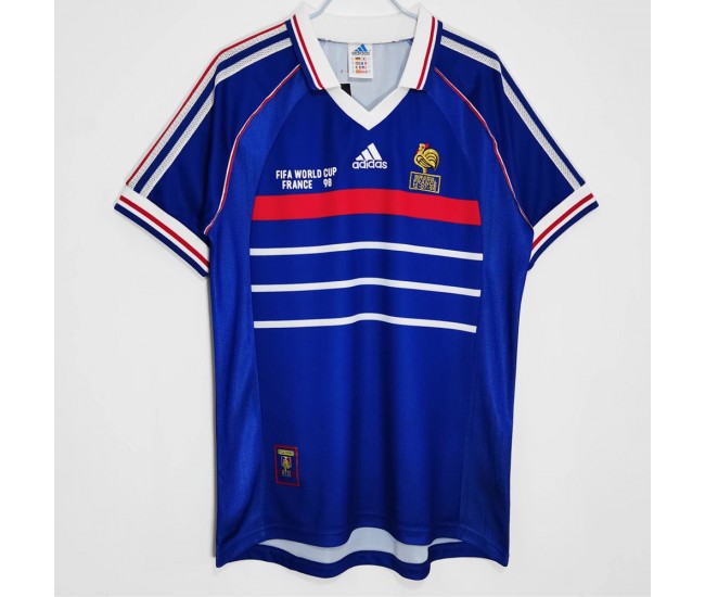 France FIFA World Cup Retro Jersey 1998