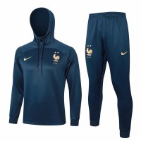 France Hooded Training Football Tracksuit 24-25