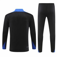 France National Team Mens Black Training Technical Football Tracksuit 2024-25
