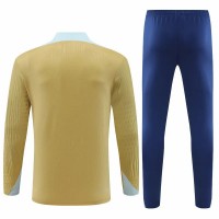 France National Team Mens Gold Training Technical Football Tracksuit 2024-25