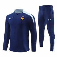 France National Team Mens Navy Training Technical Football Tracksuit 2024-25