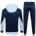 France National Team Mens White Training Hooded Presentation Football Tracksuit 2024-25