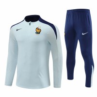 France National Team Mens White Training Technical Football Tracksuit 2024-25