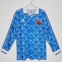 Germany Long Sleeve Home Retro Jersey 1988 