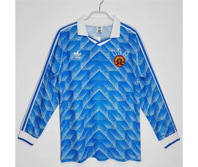 Germany Long Sleeve Home Retro Jersey 1988 