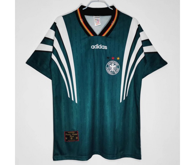 Germany UEFA EURO Away Retro Jersey 1996 