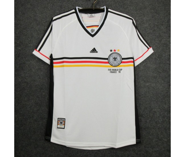 Germany Home Retro Jersey 1998 