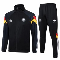 Germany Mens Black Training Presentation Football Tracksuit 2024-25