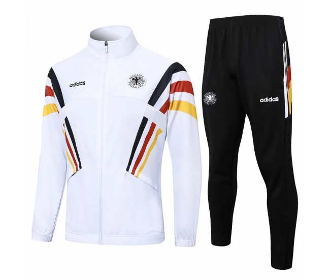 Germany Mens White Training Presentation Football Tracksuit 2024-25