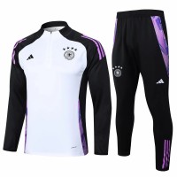 Germany Mens White Training Technical Football Tracksuit 2024-25