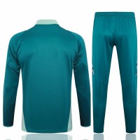 Italy Mens Green Training Technical Football Tracksuit 2024-25