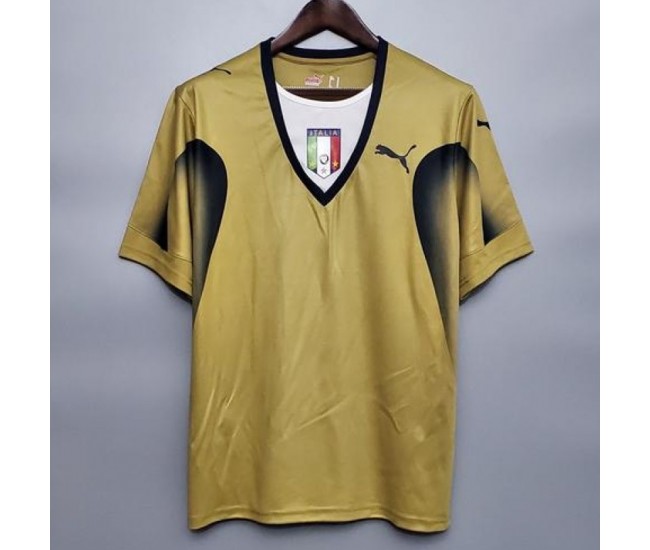 Italy Buffon Retro Jersey 2006