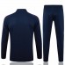 Italy Mens Navy Training Presentation Football Tracksuit 2024-25