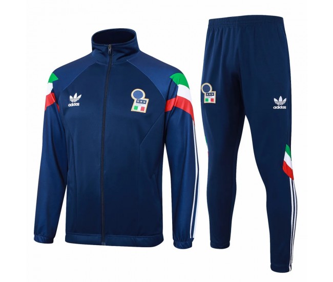 Italy Mens Training Presentation Football Tracksuit 2024-25