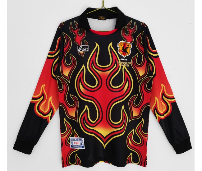 Japan Long Sleeve Goalkeeper Retro Jersey 1998