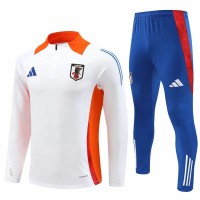 Japan Mens White Training Technical Football Tracksuit 2024-25