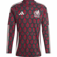 Mexico Mens Home Long Sleeve Jersey 24-25