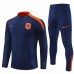 Netherlands Mens Navy Training Technical Football Tracksuit 2023-24