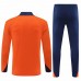 Netherlands Mens Orange Training Technical Football Tracksuit 2023-24