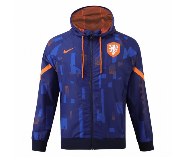 Holland Mens Blue Windbreaker Jacket 24-25