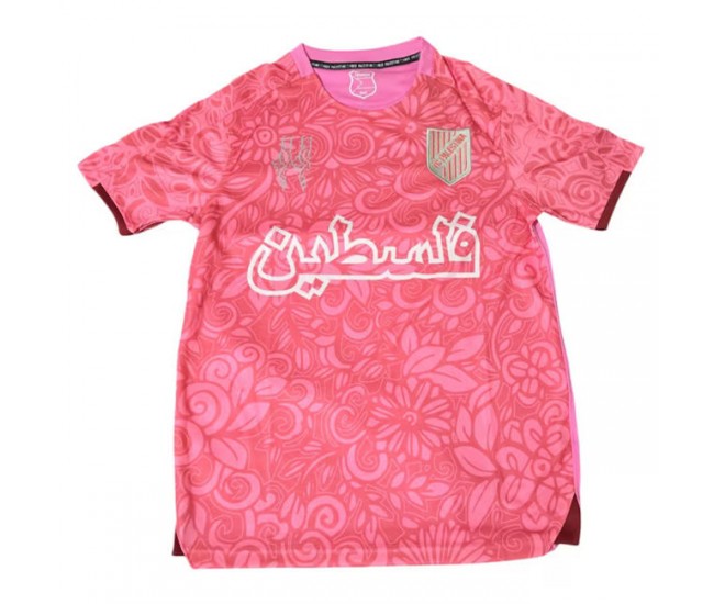 FC Palestine X Farrah Azam Mens Collab Pink Jersey 24-25