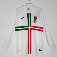 Portugal Long Sleeve Away Retro Jersey 2012-2013