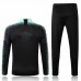 Portugal Team Black Stripe Tech Training Soccer Tracksuit 2018/19