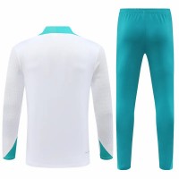 Portugal National Team Mens White Training Technical Football Tracksuit 24-25