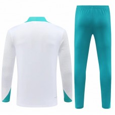 Portugal National Team Mens White Training Technical Football Tracksuit 24-25