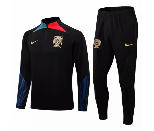 Portugal National Team Black Training Technical  Football Tracksuit 2022-23