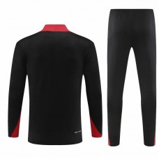Portugal National Team Mens Black Training Technical Football Tracksuit 23-24