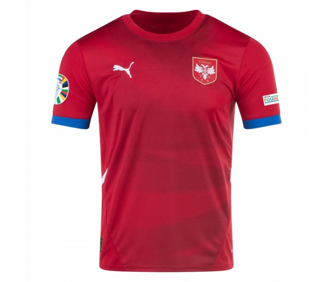 Serbia Mens Euro 2024 Home Jersey