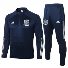 Spain Soccer Training Technical Navy Tracksuit 2020 Spain Soccer Training Technical Navy Tracksuit 2020
