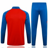Spain Mens Red Training Presentation Football Tracksuit 24-25