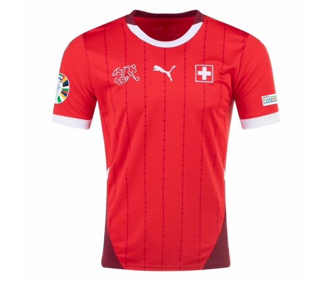 Switzerland Mens Euro 2024 Home Jersey