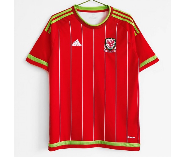 Wales Home Retro Jersey 2015-2016