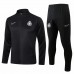 Al Nassr FC Mens Black Training Presentation Football Tracksuit 24-25