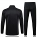 Al Nassr FC Mens Black Training Presentation Football Tracksuit 24-25