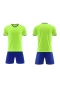 Kids Solid Color V Neck Football Kit