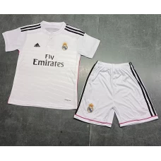 Real Madrid CF Kids Retro Home Football Kit 2014/15