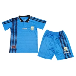 Argentina National Football Team Kids Away Football Kit 1994