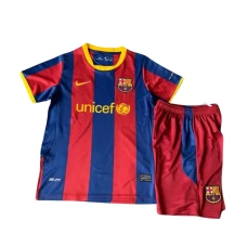FC Barcelona Kids Retro Home Football Kit 2010/11