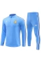 Argentina National Football Team Kid Long Sleeves Football Kit Blue 2024