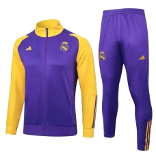 Real Madrid CF Kid Long Sleeves Football Kit Purple 2023/24