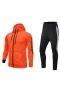Women's Casual Training Hooded Presentation Football Tracksuit