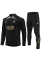 Paris Saint Germain Football Club Men Long Sleeves Football Kit Black 2024 