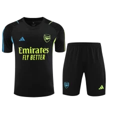 Arsenal F.C. Men Short Sleeves Football Kit Black 2024