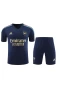 Arsenal F.C. Men Short Sleeves Football Kit Dark Blue 