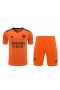Arsenal F.C. Men Goalkeeper Short Sleeves Football Kit Orange